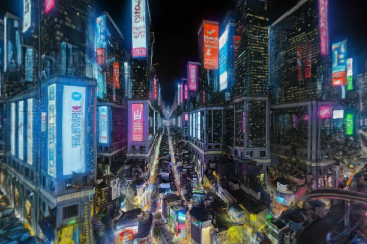 Neon City Street world preview